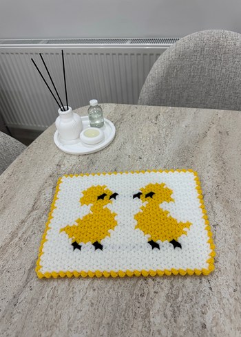 Renkli Sarı Örme Banyo Lifi - Görsel 2