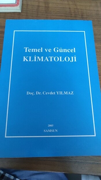 Temel ve Güncel Klimatoloji. CEVDET YILMAZ 