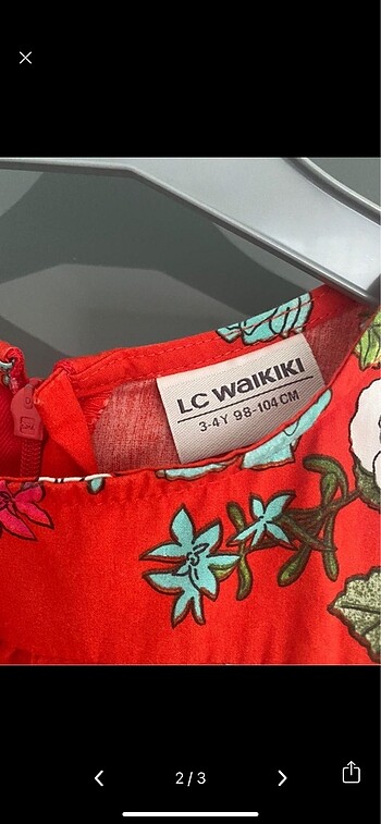 LC Waikiki Elbıse kız cocuk