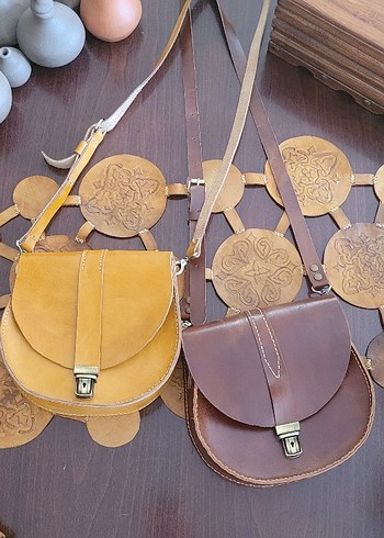 Zara el yapimi gercek deri cantalar