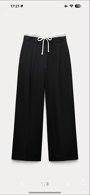 Zara bel detaylı pantolon