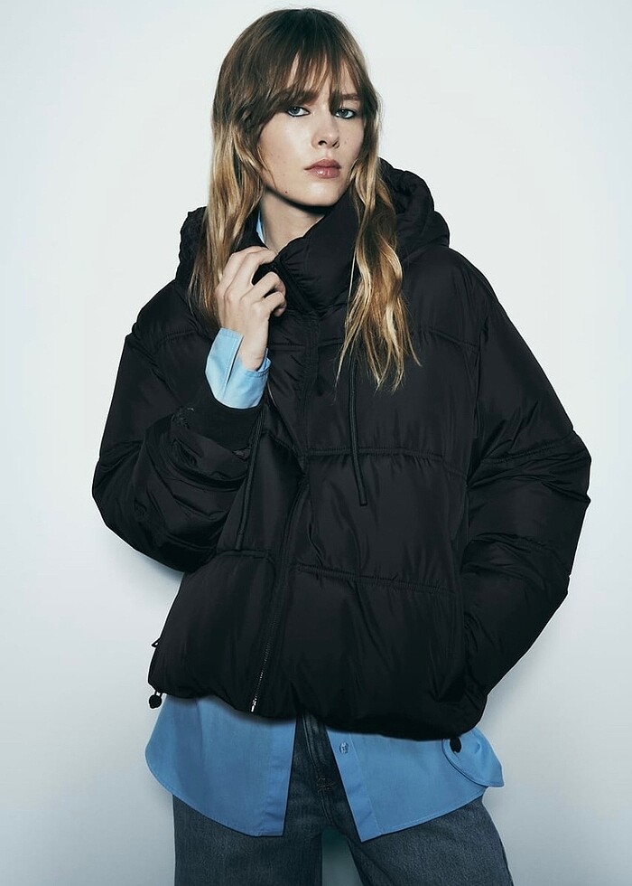 Zara şişme mont - Görsel 3