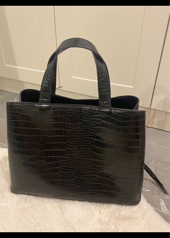 Stradivarius Siyah Çanta - Görsel 2