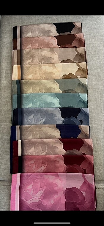 Soft Pamuk Lotus desen şal