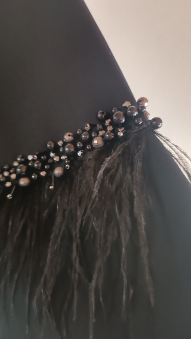 Uzun Kollu Siyah Gotik Elbise - Görsel 2