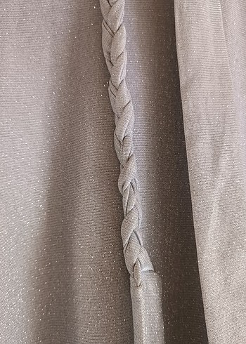 Gri Uzun Kollu elbise - Görsel 2