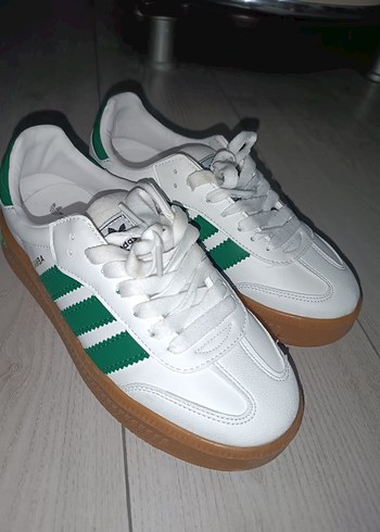 Adidas samba Beyaz Yeşil Kadın Spor Ayakkabı