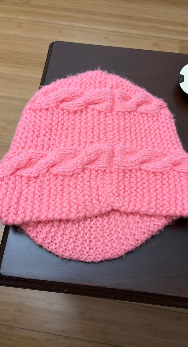 Pembe Örgü Bohem Çocuk Bere - Görsel 2