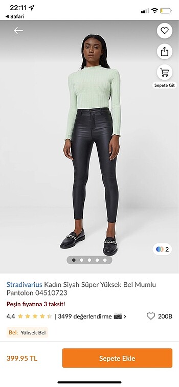 Stradivarius mumlu jean