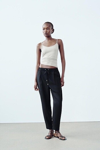 Zara dökümlü pantolon