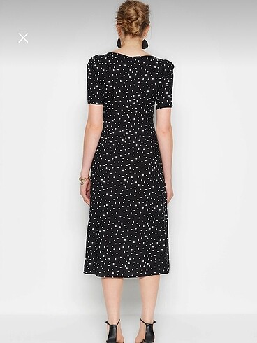 Trendyol puantiyeli elbise - Görsel 5