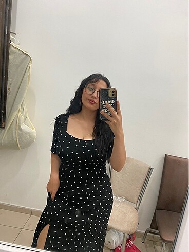 Trendyol puantiyeli elbise - Görsel 13