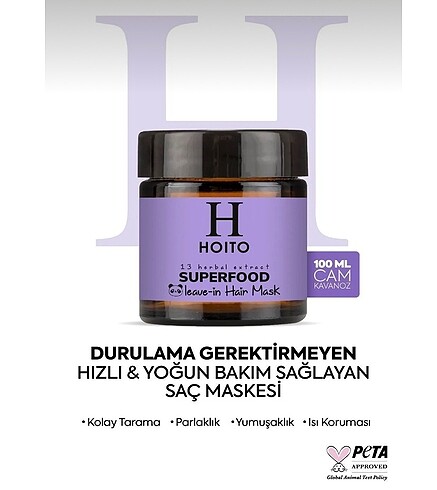 Hoito saç maskesi