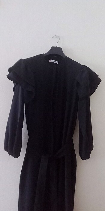 önden düğmeli elbise - Görsel 5