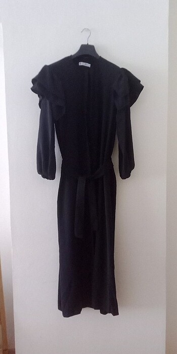 önden düğmeli elbise - Görsel 8