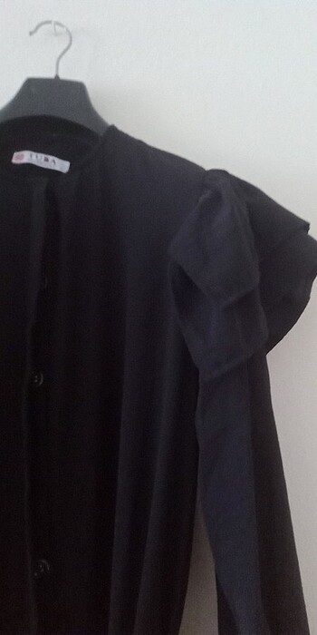 önden düğmeli elbise - Görsel 10