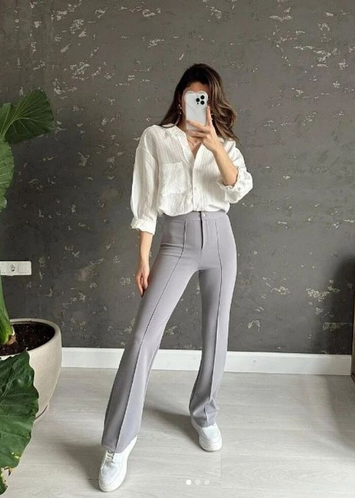 likralı pantolon renkleri ve bedenler mevcuttur - Görsel 3