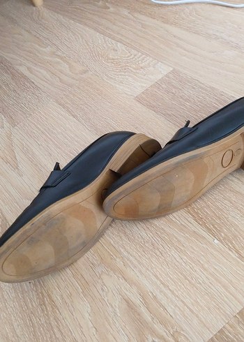 Erkek Çocuk Siyah Deri Püsküllü Klasik Loafer - Görsel 6