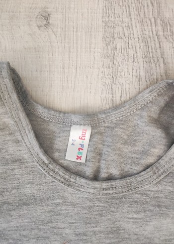 Gri Baskılı Çocuk Atlet ve Şort Takımı - Görsel 6