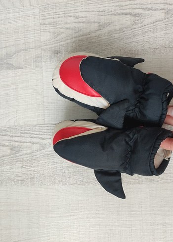 Erkek Çocuk Siyah Biker Eldiven - Görsel 6