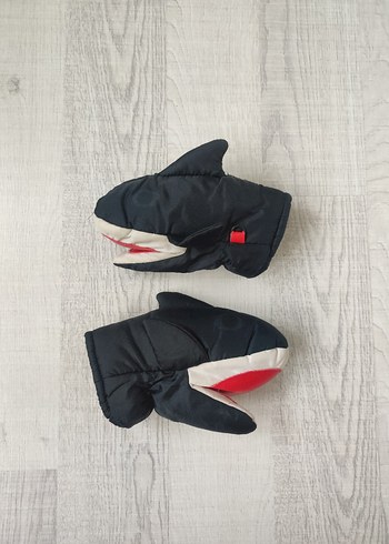 Erkek Çocuk Siyah Biker Eldiven - Görsel 2