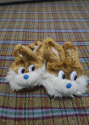 hayvan figürlü peluş ev pandufu - Görsel 6