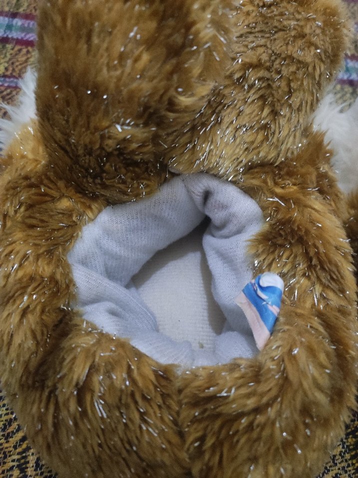 hayvan figürlü peluş ev pandufu - Görsel 4