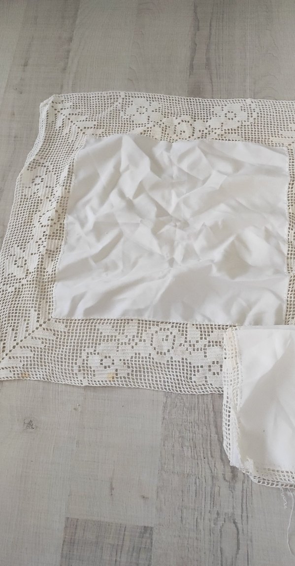 örgü dantel masa örtüsü - Görsel 4