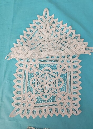 Beden beyaz Renk Vintage örtü 