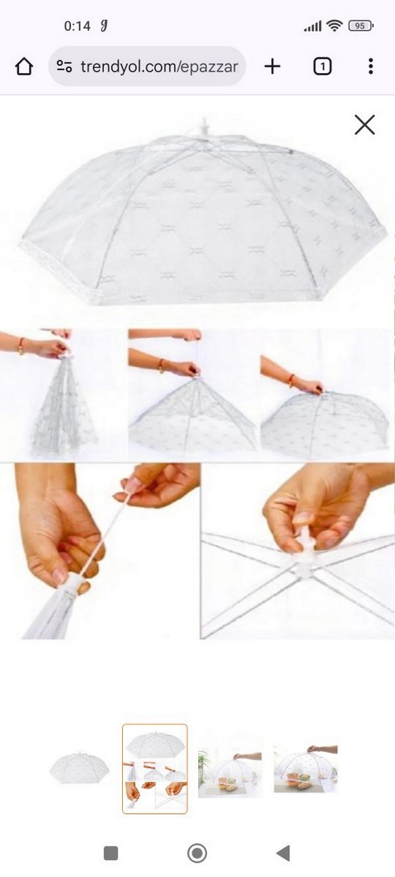 Tül şemsiye - Görsel 5