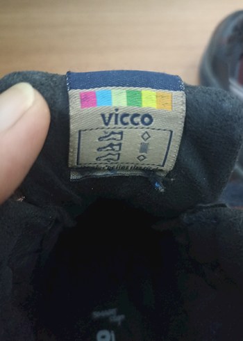 24 Beden mavi Renk vicco Erkek Çocuk Cırt Cırtlı Bot
