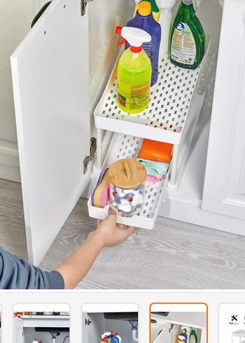 Beyaz Geniş Raf 40x24 cm - Görsel 4