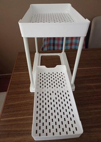 Beyaz Geniş Raf 40x24 cm - Görsel 7