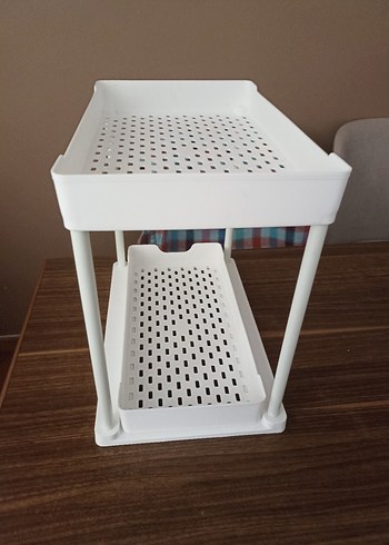 Beyaz Geniş Raf 40x24 cm - Görsel 8