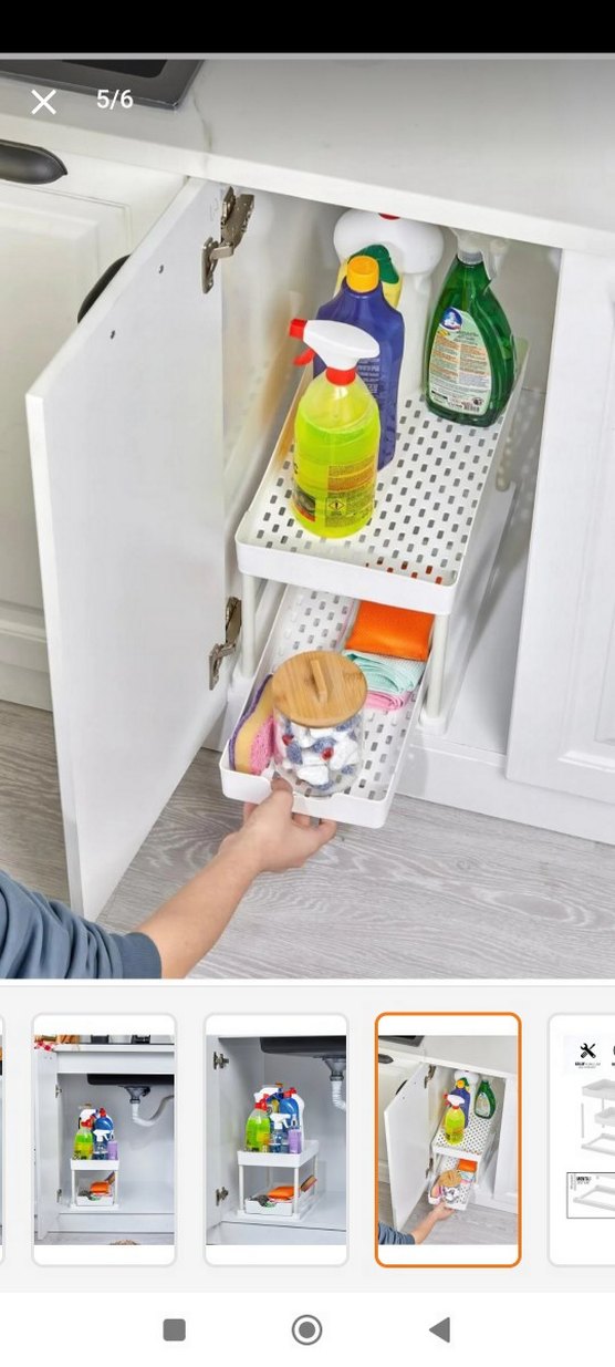 Beyaz Geniş Raf 40x24 cm - Görsel 4