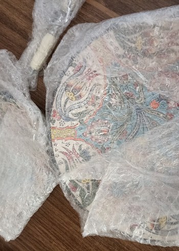 Çiçek Desenli İki Katlı Servis Tabağı - Görsel 8