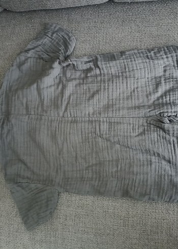 Gri Kısa Kollu Bebek Tulum - Görsel 3