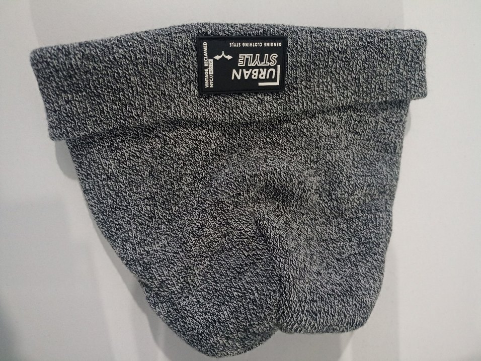 Gri Örme Çocuk Bere ve Ayıcıklı Eldiven Seti - Görsel 4