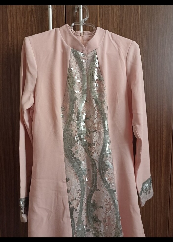 Tesettür abiye elbise - Görsel 3