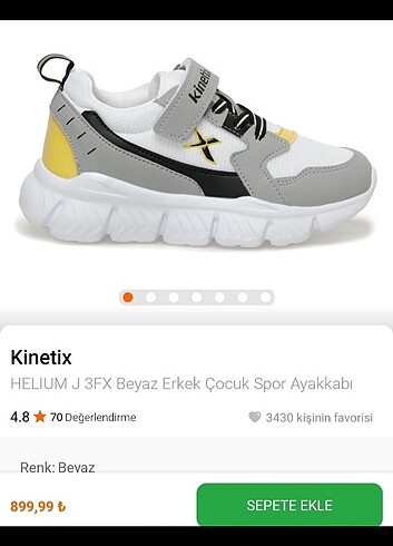 Kinetix erkek çocuk spor ayakkabı