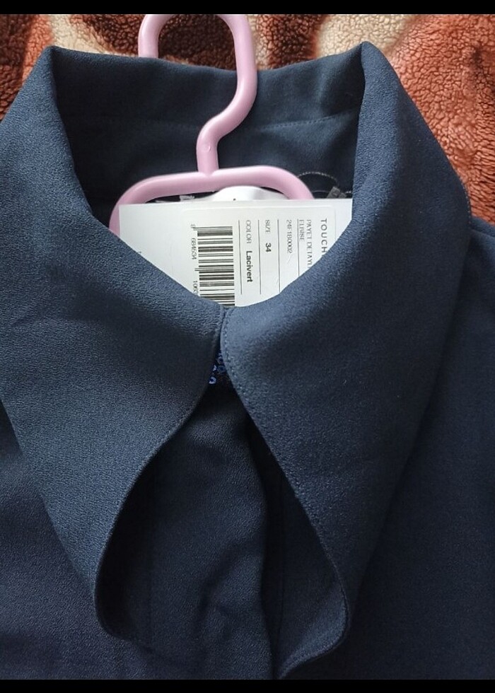 Touche marka Payetli krep elbise - Görsel 2