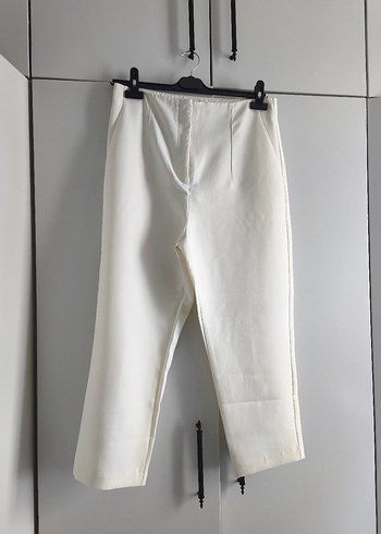 LC Waikiki Ekru Yuksek Bel Rahat Pantolon