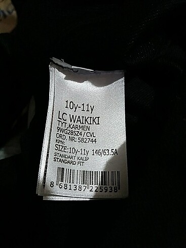 LC Waikiki 10-11 yas strech kot LCW