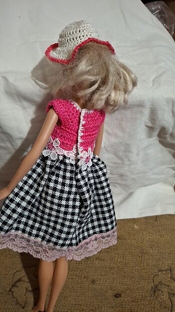  Beden Renk Barbie bebek elbise