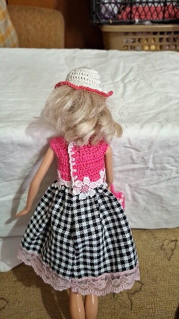  Beden Renk Barbie bebek elbise