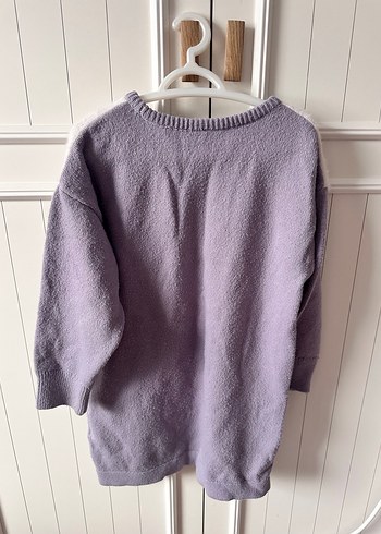 Kız Çocuk Mor Triko Kazak - Görsel 3