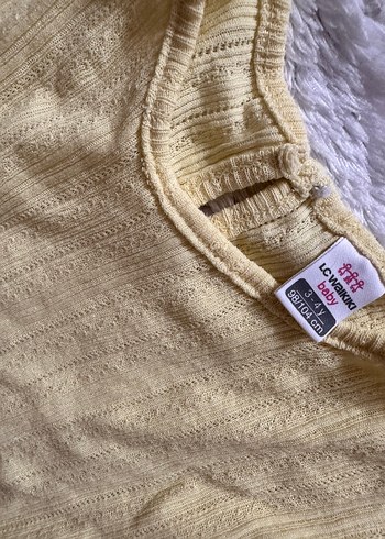 Pastel Sarı Çocuk Atlet - Görsel 3