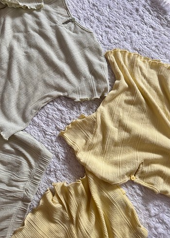 Pastel Sarı Çocuk Atlet - Görsel 5