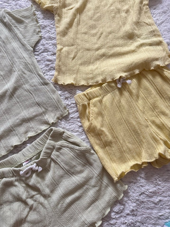 Pastel Sarı Çocuk Atlet - Görsel 4