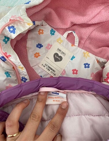 24-36 Ay Beden çeşitli Renk Çocuk montları
